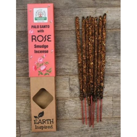 Earth Palo Santo Weihrauch mit Rose.
