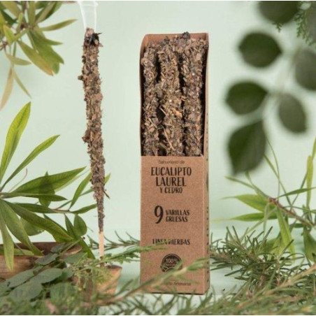 Weihrauch aus Eukalyptus, Lorbeer und Zeder. Sagrada Madre