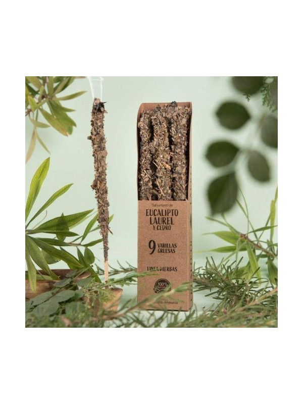 Weihrauch aus Eukalyptus, Lorbeer und Zeder. Sagrada Madre