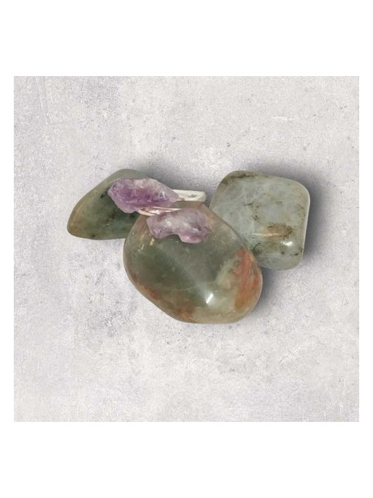 Amethystring, anpassungsfähiger Edelstahl.