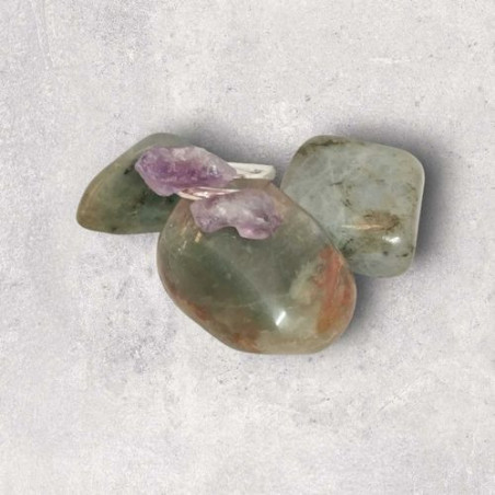 Amethystring, anpassungsfähiger Edelstahl.