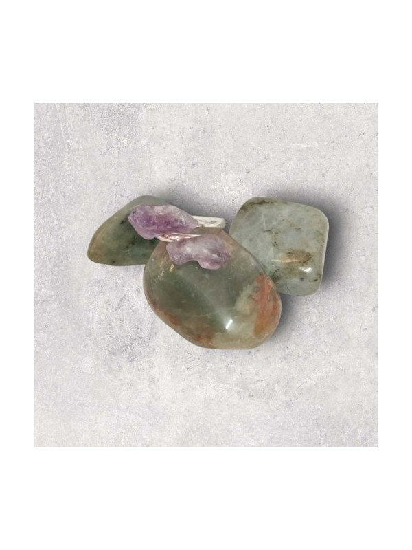 Amethystring, anpassungsfähiger Edelstahl.