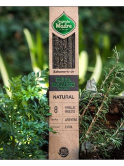 Natürlicher Weihrauch aus Weinraute und Rosmarin. Sagrada Madre