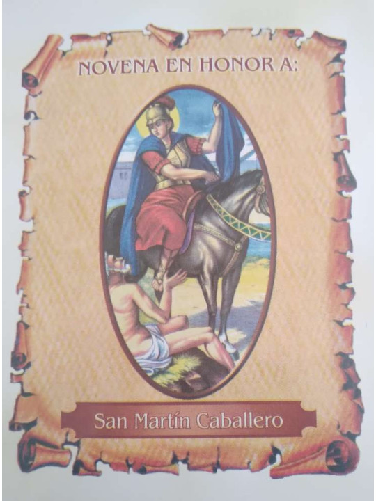 Papiernovene zu Ehren des Heiligen Martin Caballero