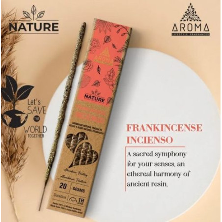Nature Weihrauch Bio-Aroma-Räucherstäbchen.