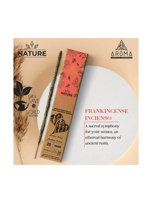 Nature Weihrauch Bio-Aroma-Räucherstäbchen.