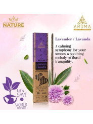 Natur Lavendel Räucherstäbchen mit Bio-Aroma.