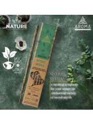 Nature Myrrhe Bio-Aroma-Räucherstäbchen.