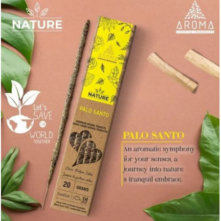 Nature Palo Santo Bio-Aroma-Räucherstäbchen.