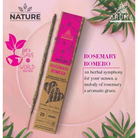 Nature Rosmarin Bio-Aroma-Räucherstäbchen.
