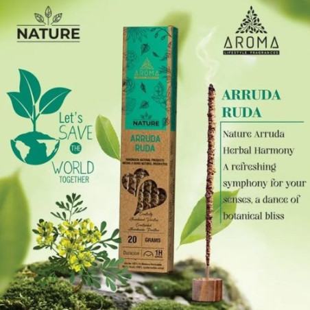 Nature Ruda Bio-Aroma-Räucherstäbchen.