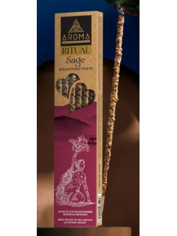 Räucherstäbchen mit Salbei-Ritualaroma.