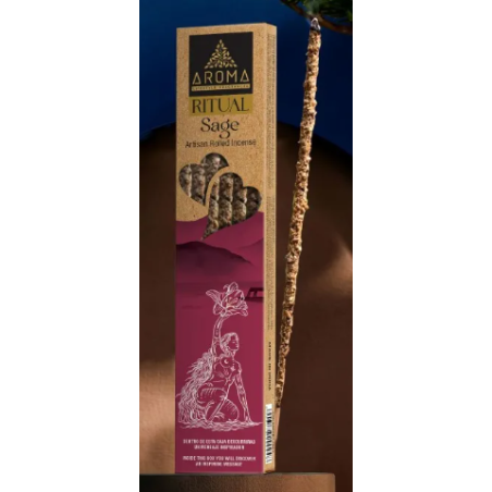 Räucherstäbchen mit Salbei-Ritualaroma.