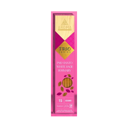 Trio Rosmarin-Aroma-Räucherstäbchen.