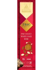 Rosa Trio-Aroma-Räucherstäbchen.