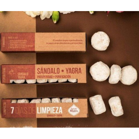 Kräuterbomben 7 Tage Sandelholz-Yagra. Sagrada Madre