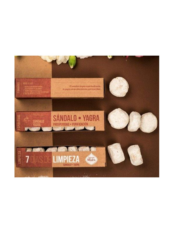 Kräuterbomben 7 Tage Sandelholz-Yagra. Sagrada Madre