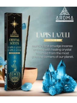 Aroma-Räucherstäbchen mit Mineralien, Lapislazuli.