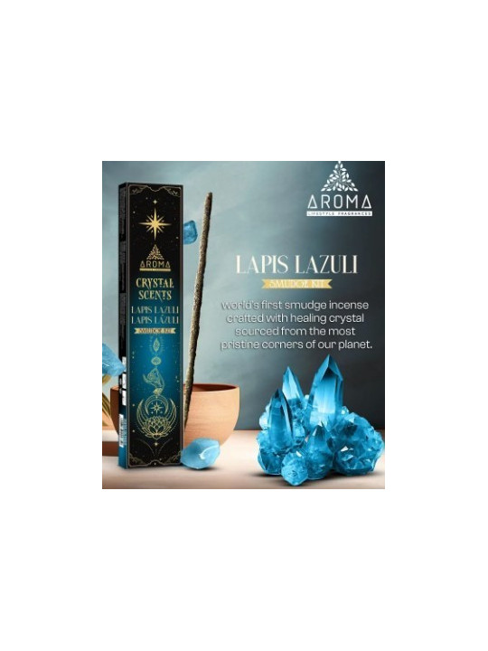 Aroma-Räucherstäbchen mit Mineralien, Lapislazuli.