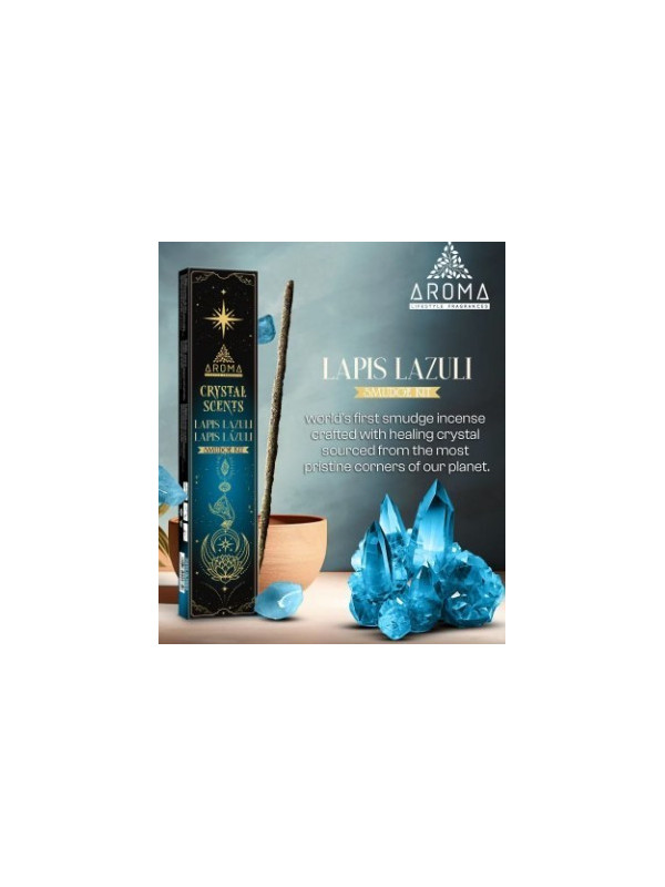 Aroma-Räucherstäbchen mit Mineralien, Lapislazuli.