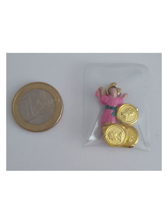Eingekapseltes Amulett des göttlichen Kindes. Schutz und Wohlstand.
