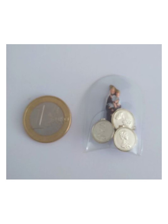 Eingekapseltes Amulett der Jungfrau von Carmen. Schutz.
