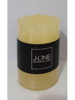 Kleine gelbe Kerze. 7x5cm.