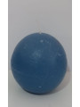 Große marineblaue Kugelkerze. 7,5 cm.