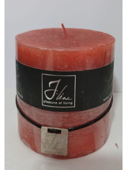 Korallenkerze. 10x10cm.