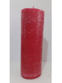 Rote Kerze. 20x7cm.