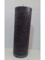 Schwarze Kerze 20x7cm.