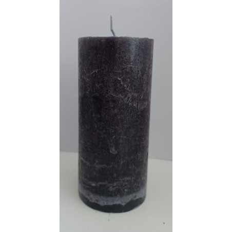 Schwarze Kerze 15x7cm.