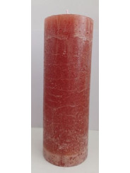 Braune Kerze 20x7cm.