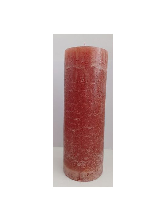 Braune Kerze 20x7cm.