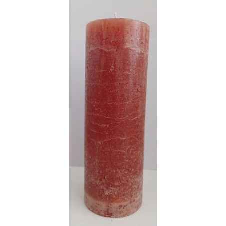 Braune Kerze 20x7cm.