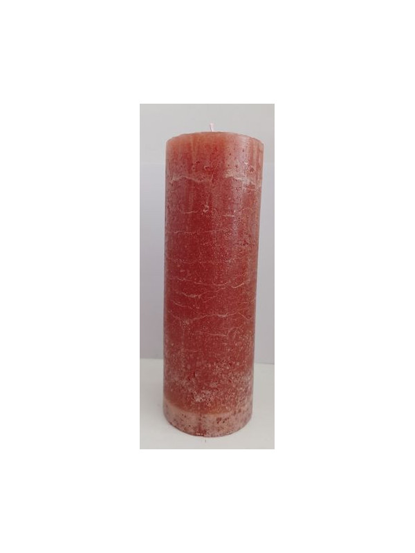 Braune Kerze 20x7cm.