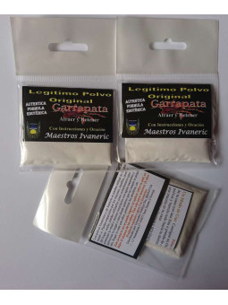 Esoterisches ritualisiertes Zeckenpulver mit Anleitung und Gebet