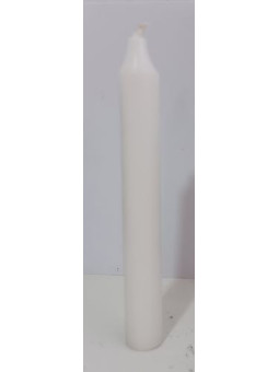 Weiße Zündkerze, 18x2cm.