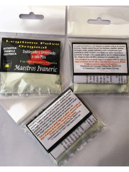 Puder zu meinen Füßen gefaltet mit Anweisungen und Gebet