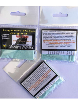 Schwarze Katze Pulver mit Anleitung und Gebet. Viel Glück anziehen