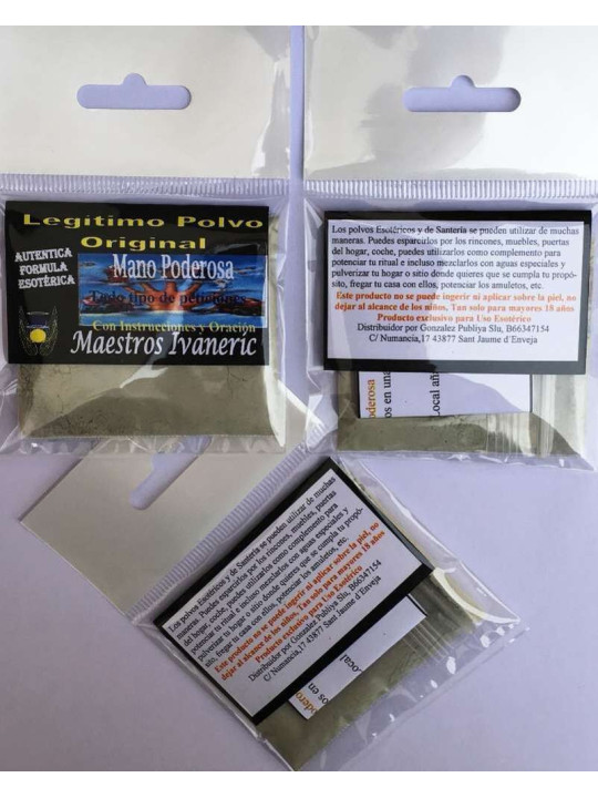Kraftvolles Handpuder, alle Arten von Bitten mit Anleitung und Gebet