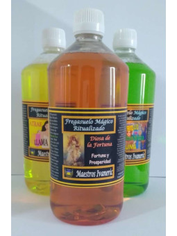 Glücksgöttin Ritualisierter Kachelmopp, zieht Glück und Wohlstand an