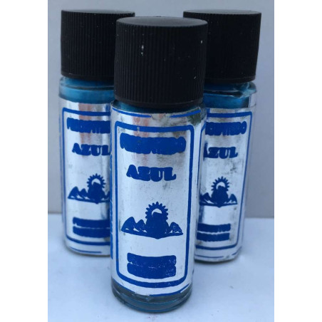 Authentischer blauer Niederschlag