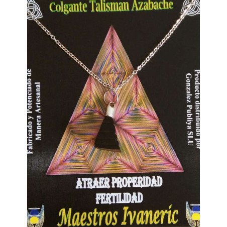 Mineralien-Anhänger Pyramide Jet, ca 2,5cm