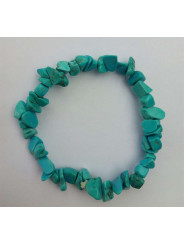 7 Chakren Mineralien-Chip-Armband, mit Citrin