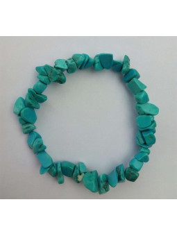 7 Chakren Mineralien-Chip-Armband, mit Citrin