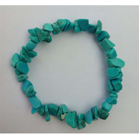 7 Chakren Mineralien-Chip-Armband, mit Citrin