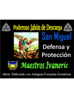 Esoterische Seife für den Zweck, Schutz und Verteidigung des Heiligen Michael