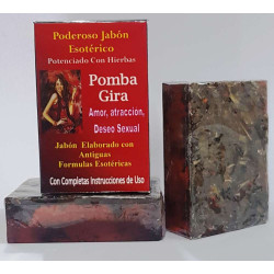 Esoterische Kräuterseife Pomba Gira. Sexuelle Anziehungskraft