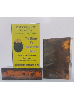 Esoterische Kräuterseife Komm jetzt Geld